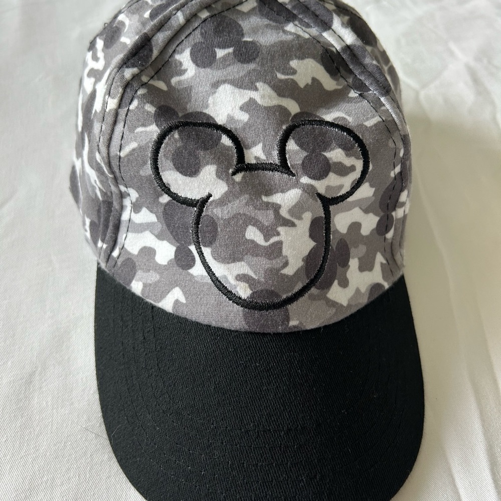 Disney Gray and Black Mickey Mouse Kids Hat
